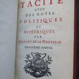 tacite avec des notes politiques et historiques 1716