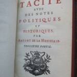 tacite avec des notes politiques et historiques 1716
