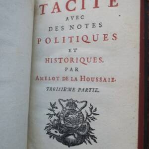 tacite avec des notes politiques et historiques 1716