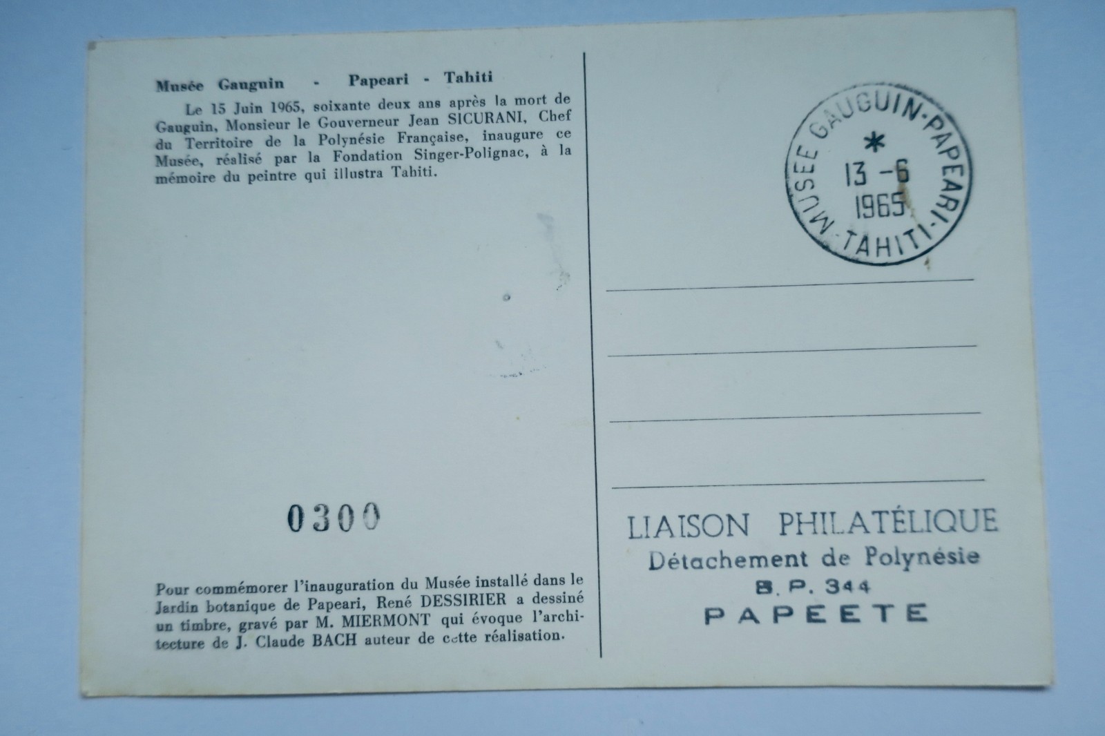 Ersttagsbriefe aus Tahiti - Image 4