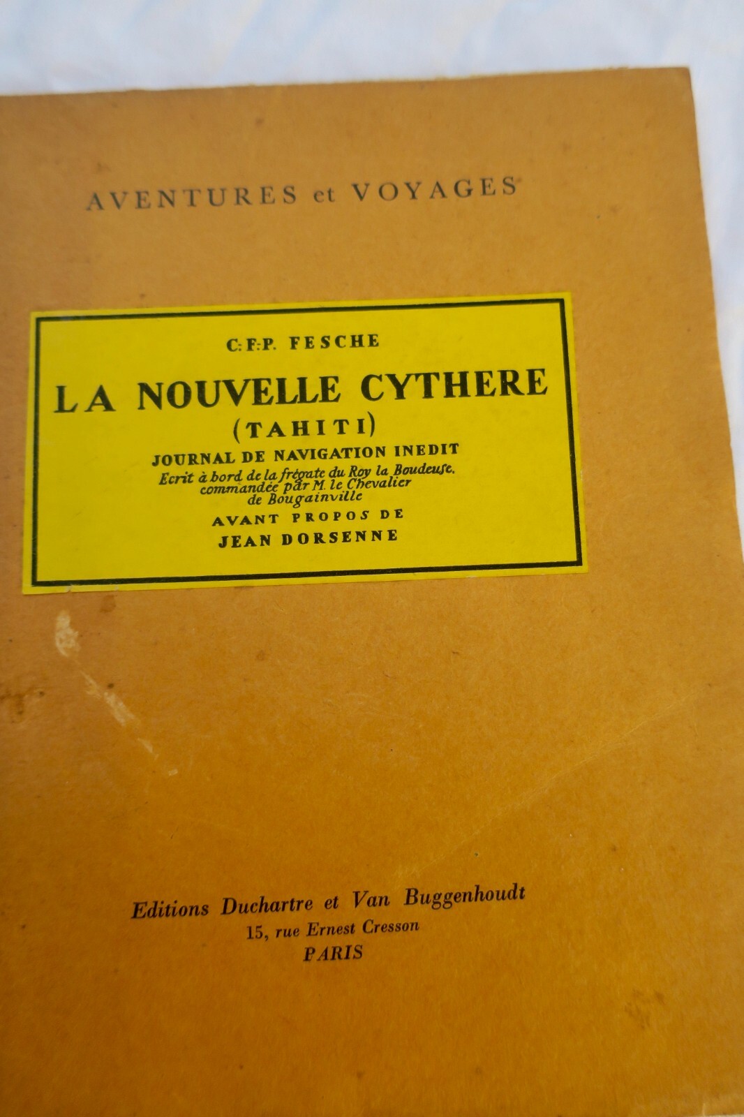 Navigationsjournal einer Tahiti-Reise<span class="lla-card-orig-wrap"><span class="lla-card-orig">❦ Tahiti nouvelle Cythère (Tahiti). Journal de navigation inédit écrit à bord…</span></span> - La Librairie Antique
