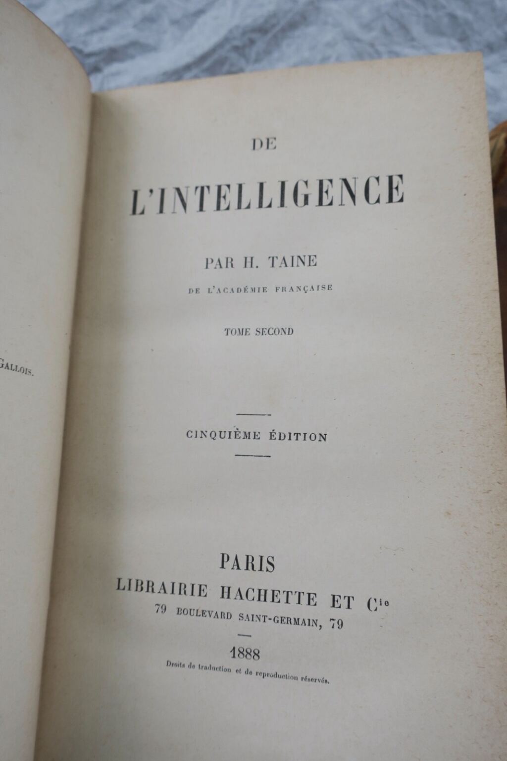 Über die Intelligenz - Philosophische Abhandlung