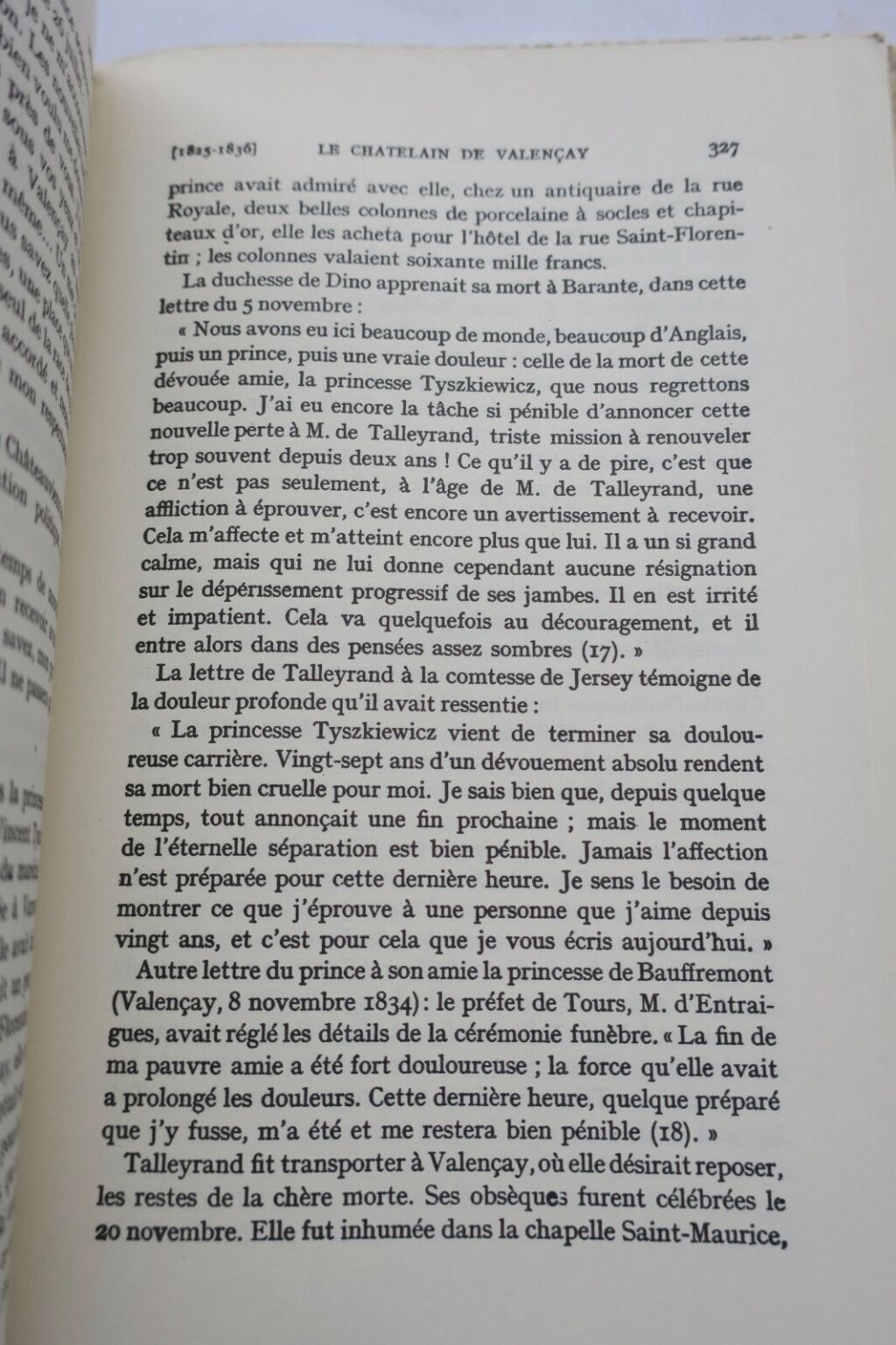Talleyrand. 1754-1838 + 手紙