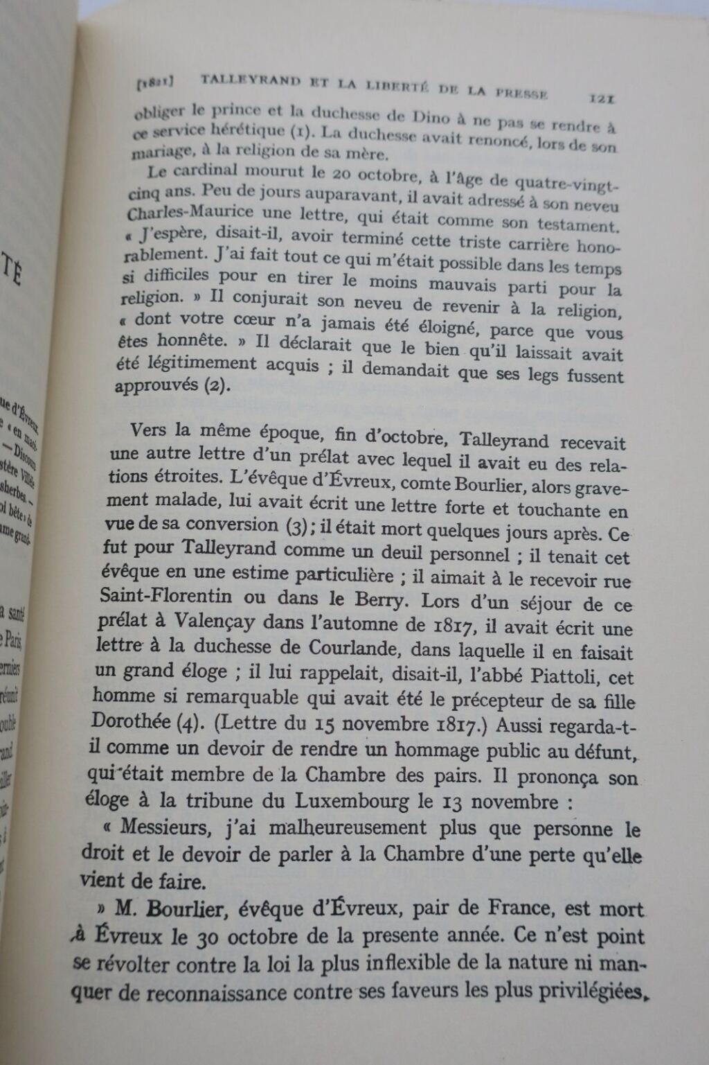 Talleyrand. 1754-1838 + 手紙
