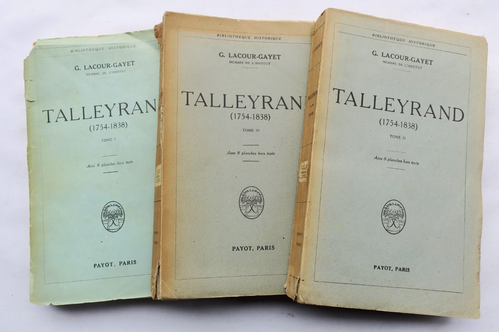 タレーラン伝記と書簡1754-1838<span class="lla-card-orig-wrap"><span class="lla-card-orig">❦ Talleyrand. 1754-1838 + lettre</span></span> - La Librairie Antique