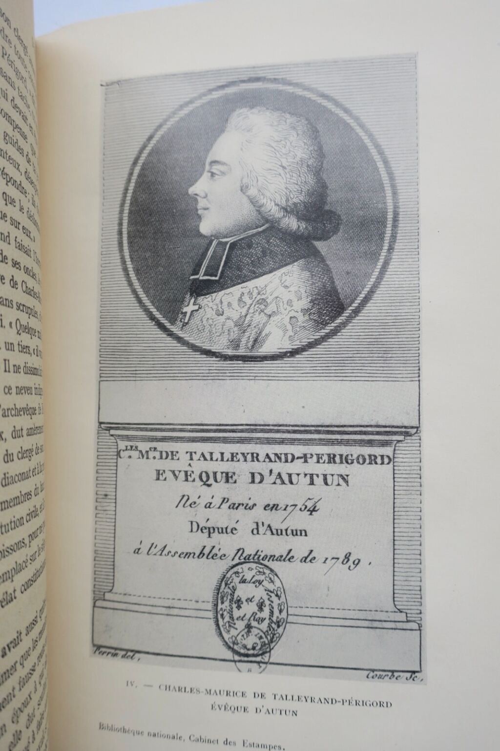 Talleyrand. 1754-1838 + 手紙