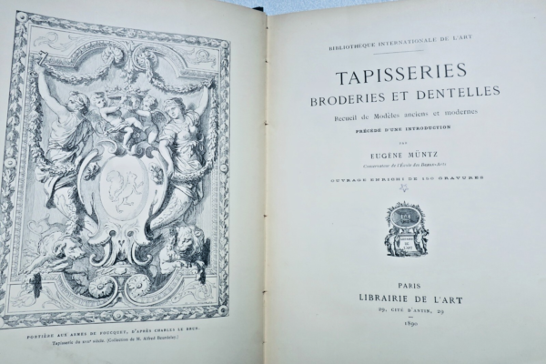 Tapestries, Embroideries And Laces: Collection Of Antique Patterns And 1890