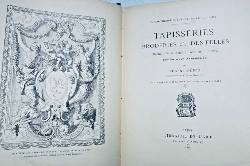 Tapisseries, broderies et dentelles : recueil de modèles anciens et 1890