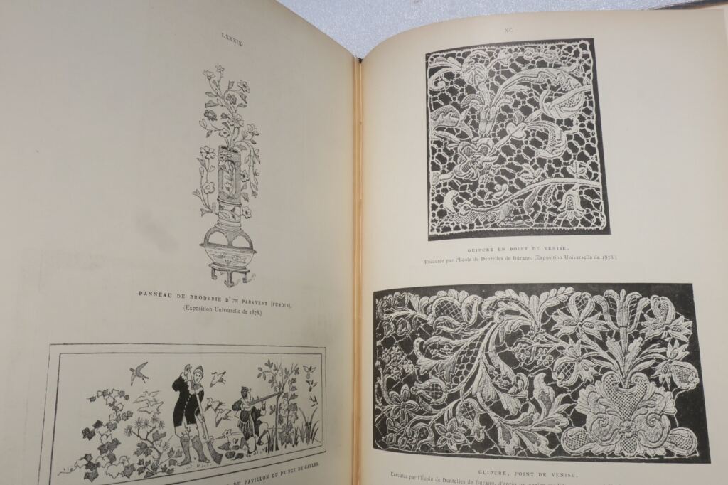 Historische und moderne Textilmuster