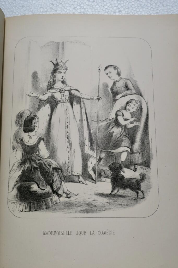 Illustrierte Wünsche einer jungen Dame