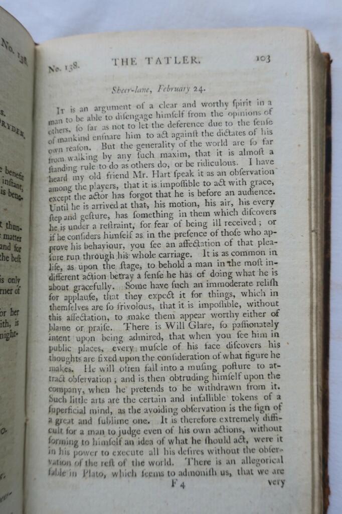 Early English periodical by Steele