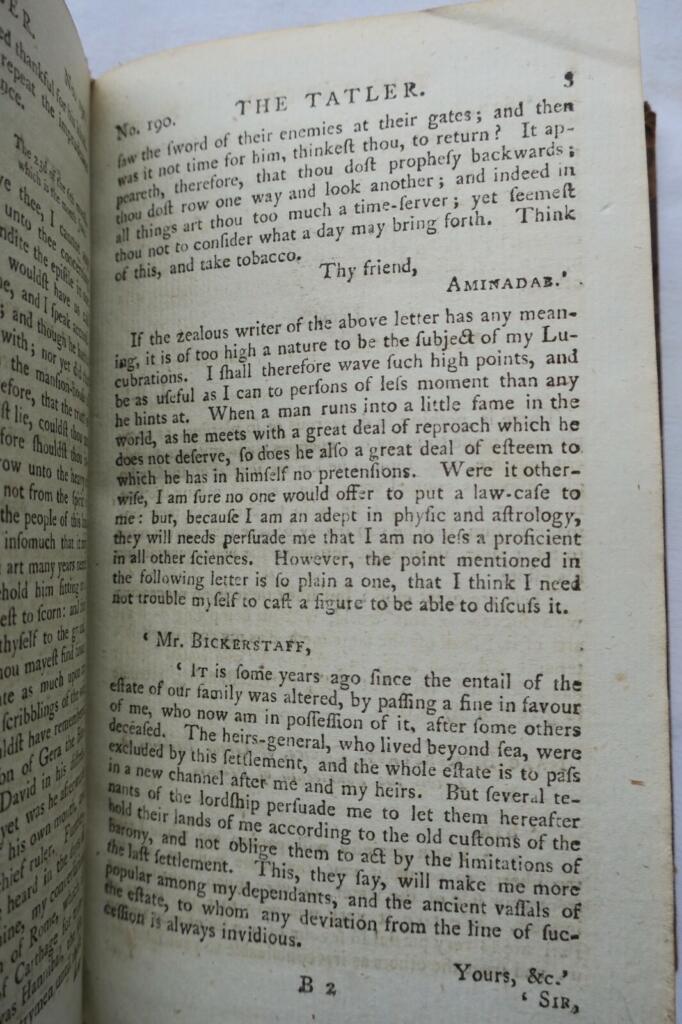 Early English periodical by Steele