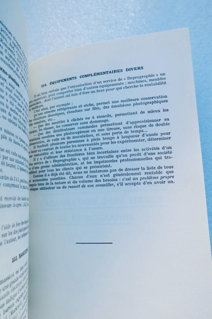 Technique de la reprographie et ses applications Pratiques