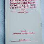 TERRE ET LES PAYSANS EN FRANCE ET EN GRANDE-BRETAGNE. Du début du XVIIIè...