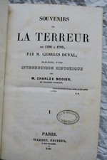 Terreur révolution Duval Souvenirs de la Terreur 1841 – Image 6
