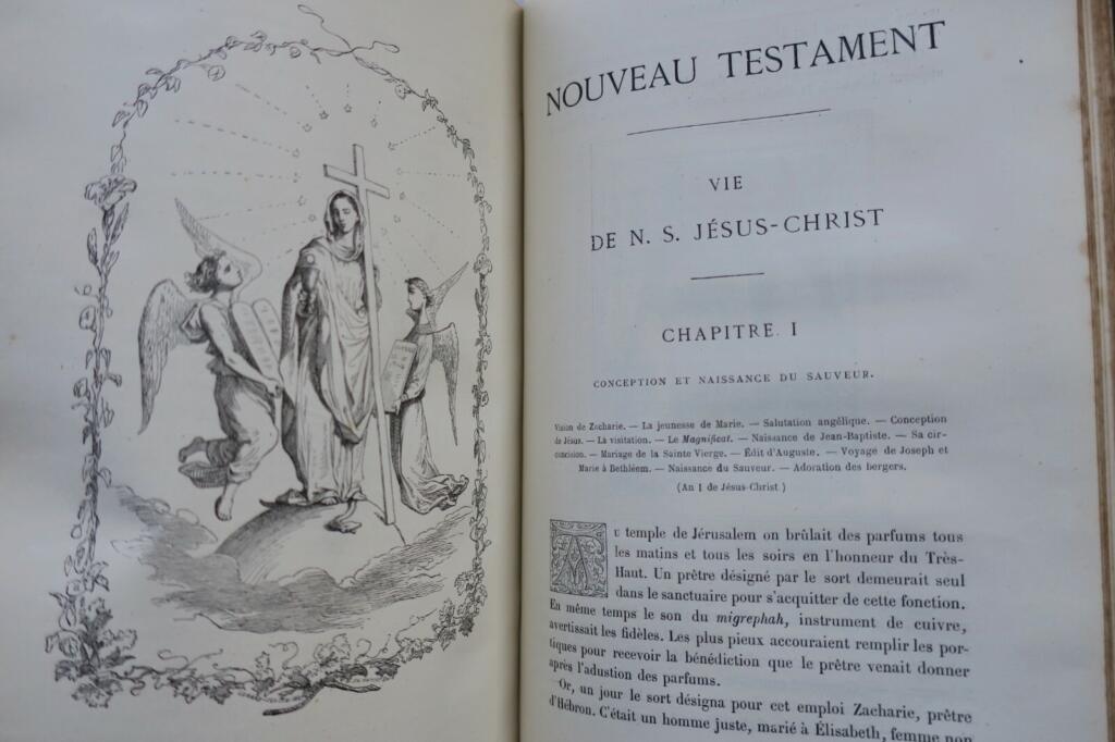 Testament Histoire Sainte comprenant l’Ancien et le Nouveau Testament Hetzel