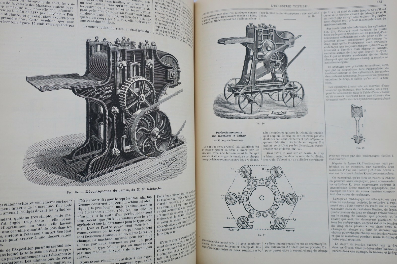 Textile moniteur de la filature du tissage des apprets de la teinture 1890 – Image 11