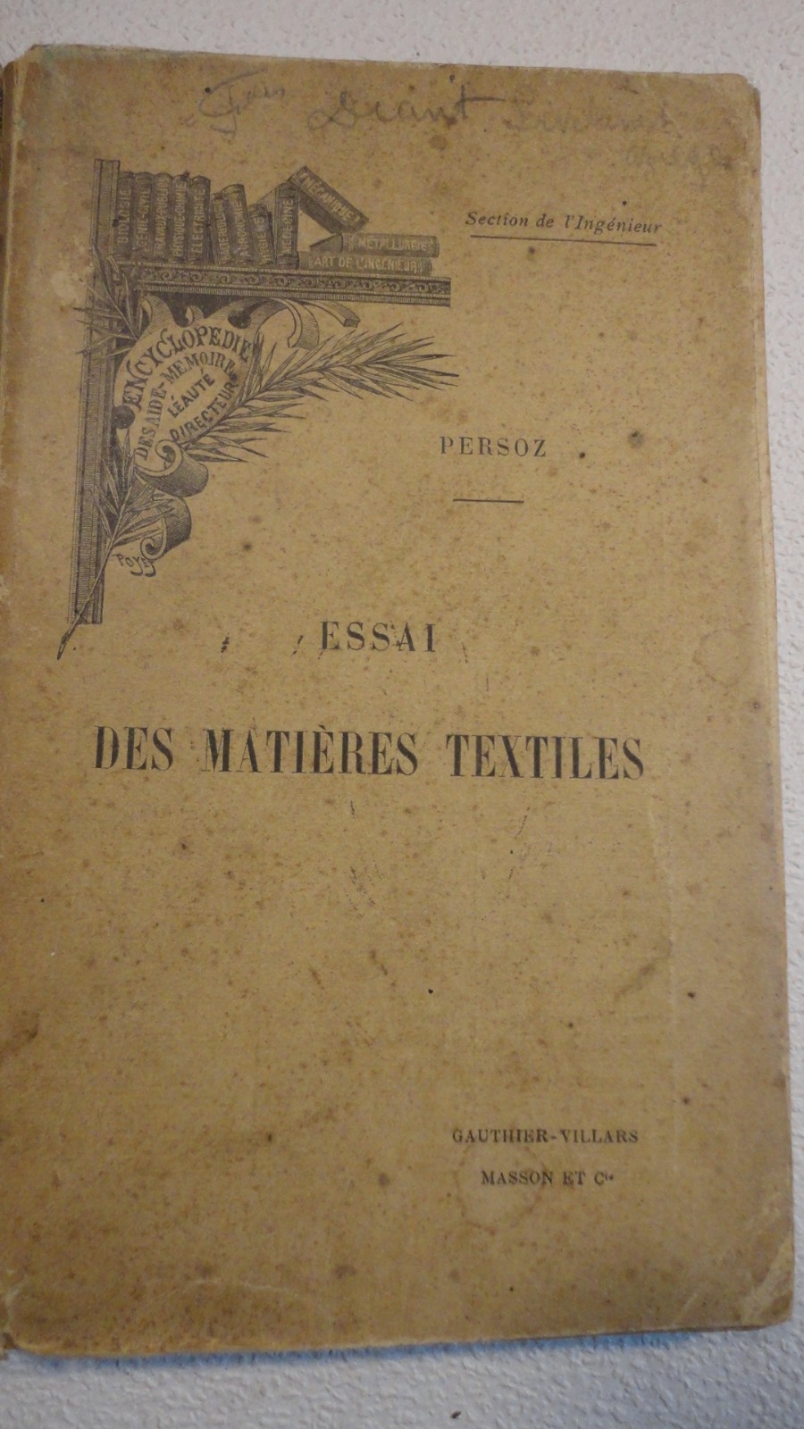 Textile testing manual from 1910 – Image 3