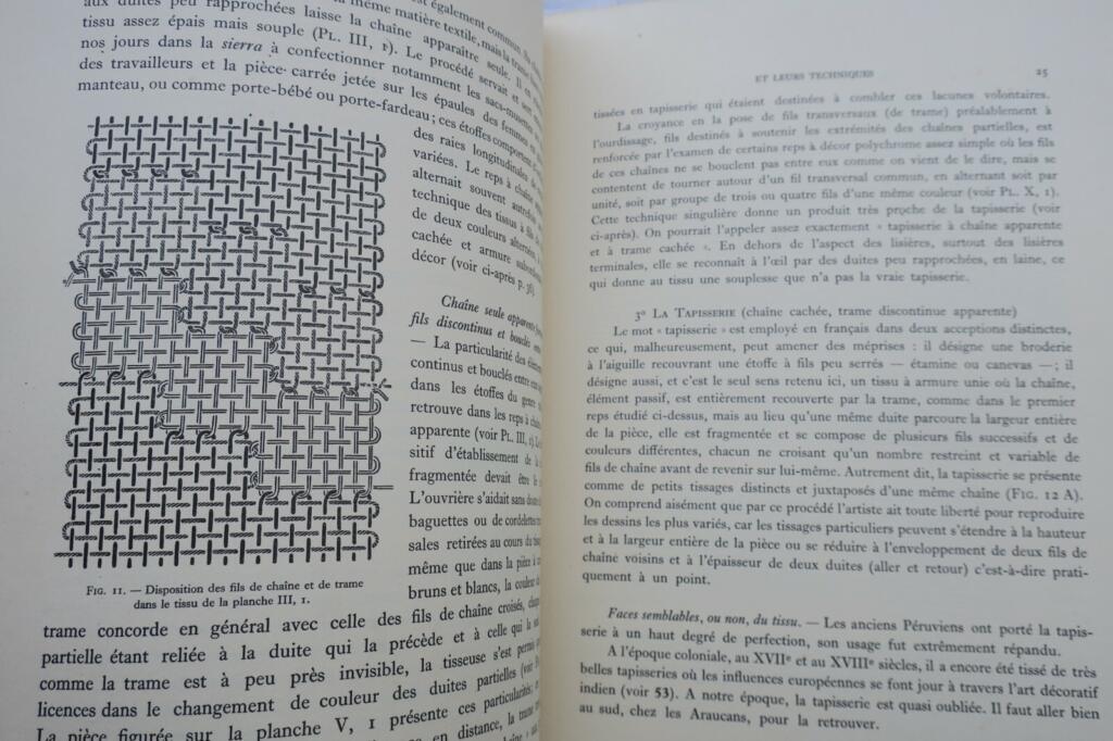 Alte peruanische Textilien und ihre Techniken