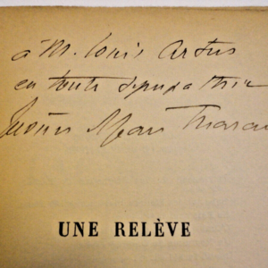 THARAUD Une relève. EO + dédicace