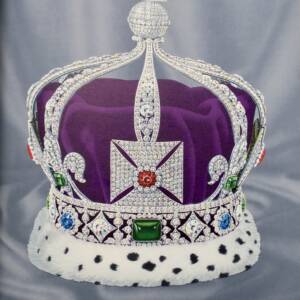 The Crown Jewels and other regalia in The Tower of London 1953