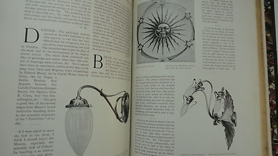 1899 illustrated magazine on fine art