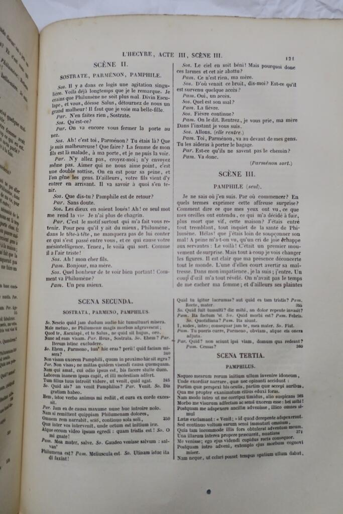 Théâtre complet des Latins comprenant Plaute, Térence, et Sénèque le tragique