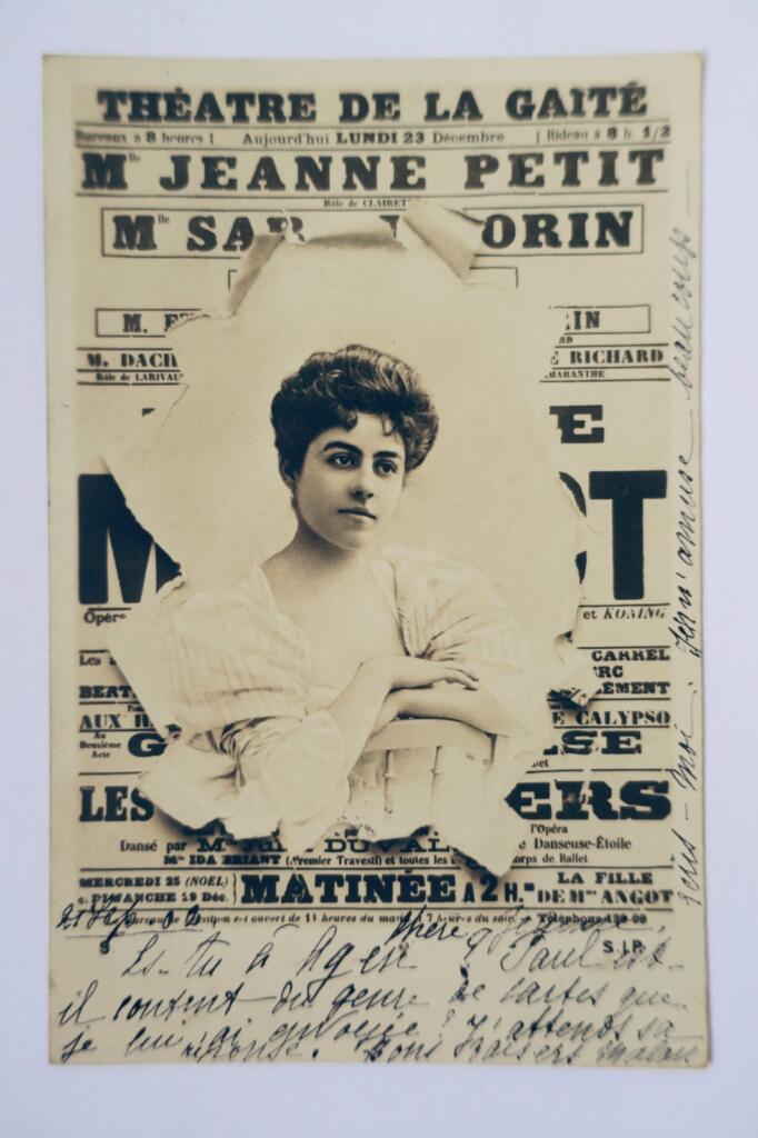 ガイテ劇場 1902年 破れたポスター