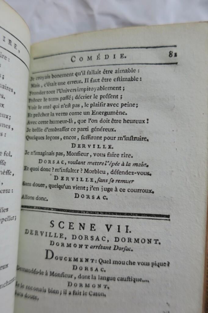 Amateur Theater aus 1787