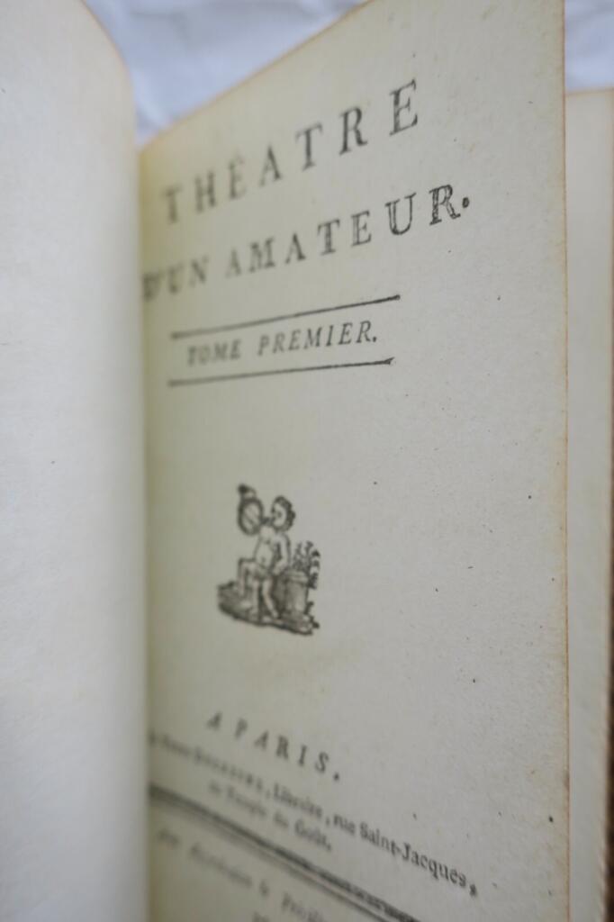 Théâtre d&rsquo;un amateur 1787
