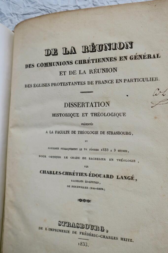 Christian communions and church reunification