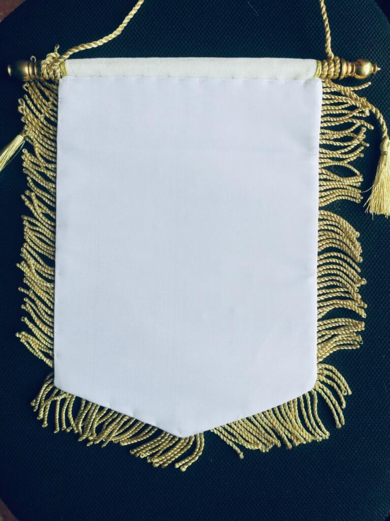 Kirchliches Seidenbanner