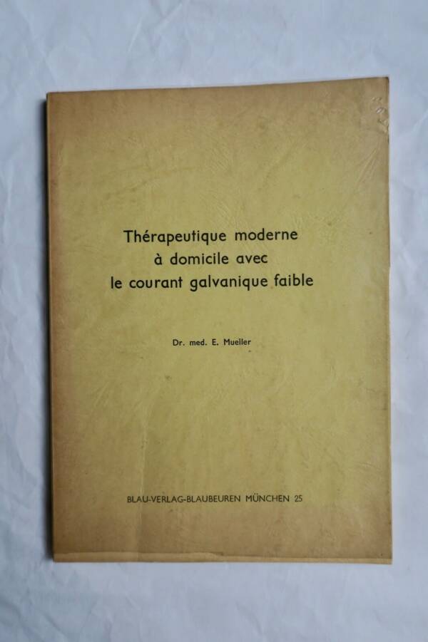 Moderne Therapie zu Hause mit schwachem Galvanstrom