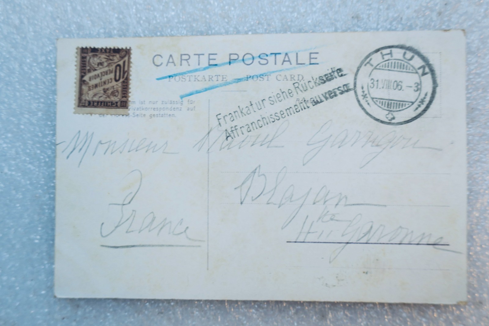Thoune rue Thun Hauptstrasse - La Librairie Antique