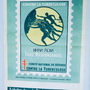 Timbre Affiche contre la tuberculose de Théo Brugière et André Spitz