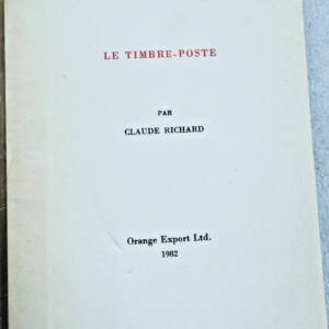 Timbre RICHARD Claude. Le Timbre-poste 1982