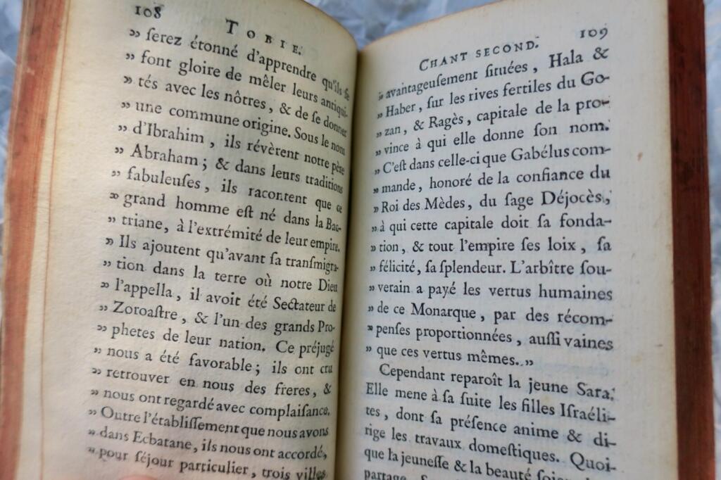 Originalgedicht gewidmet Papst Clemens XIV