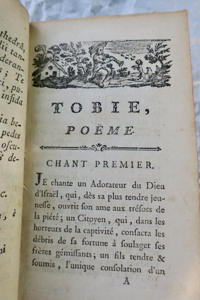 Originalgedicht gewidmet Papst Clemens XIV