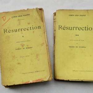 TOLSTOI Léon Résurrection 1900 EO
