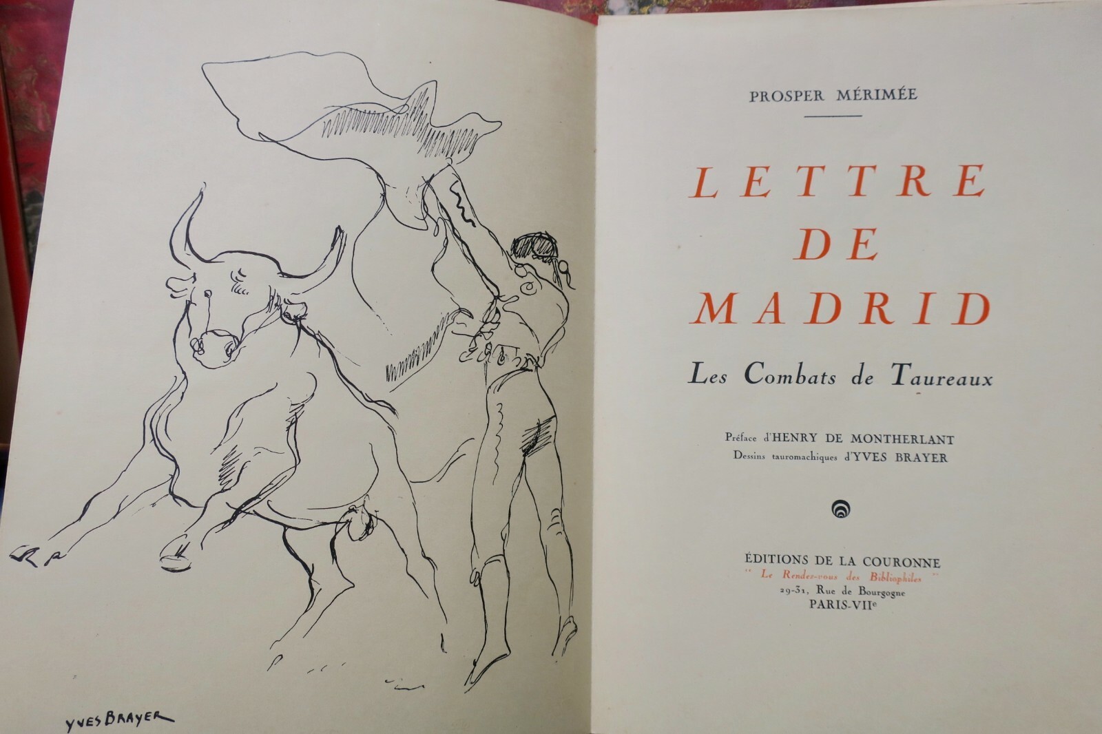 Tori Mérimée Prosper Lettera Di Madrid. I Combattimenti Di Tori Y. Brayer – Image 6