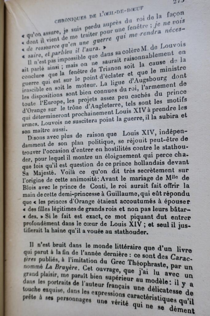 フランス宮廷生活の年代記