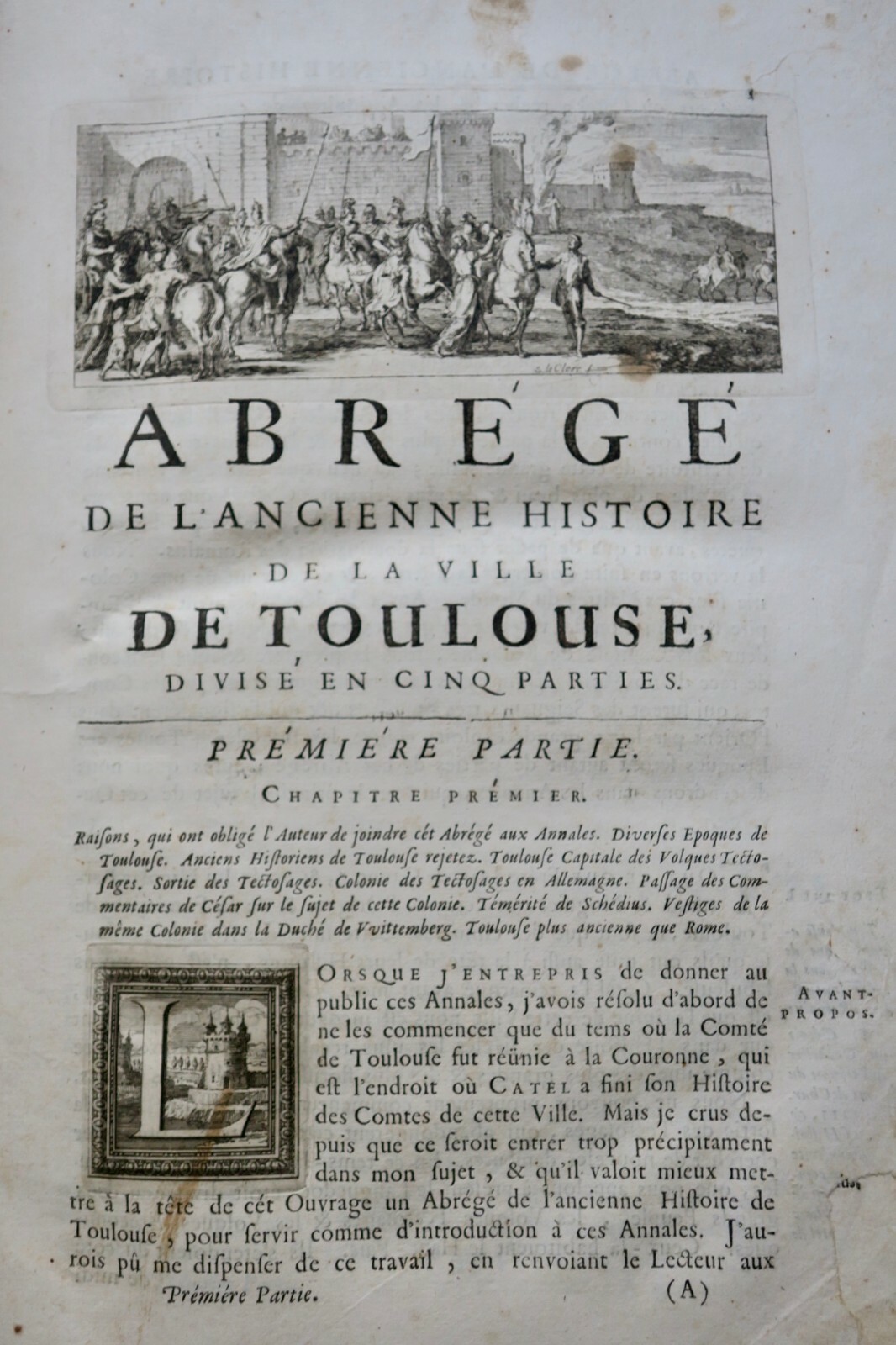 TOULOUSE Annales de la ville de Toulouse depuis la réunion de la Comté 1687 – Image 9