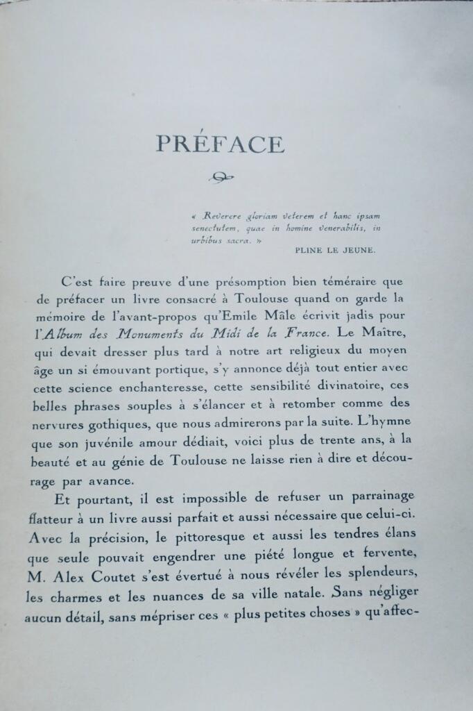 Toulouse Coutet Toulouse, ville artistique, plaisante et curieuse 1926