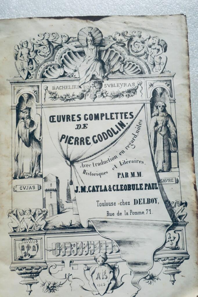 Toulouse, Southern dialects, works of P. Godolin, 1843