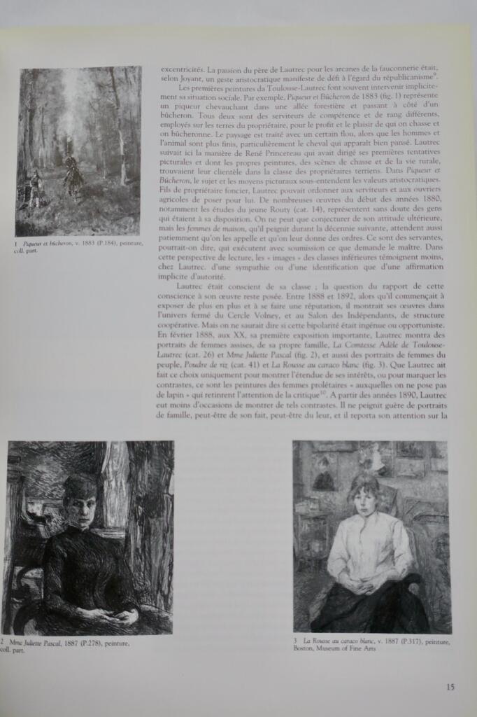 Ausstellungskatalog von Toulouse-Lautrec