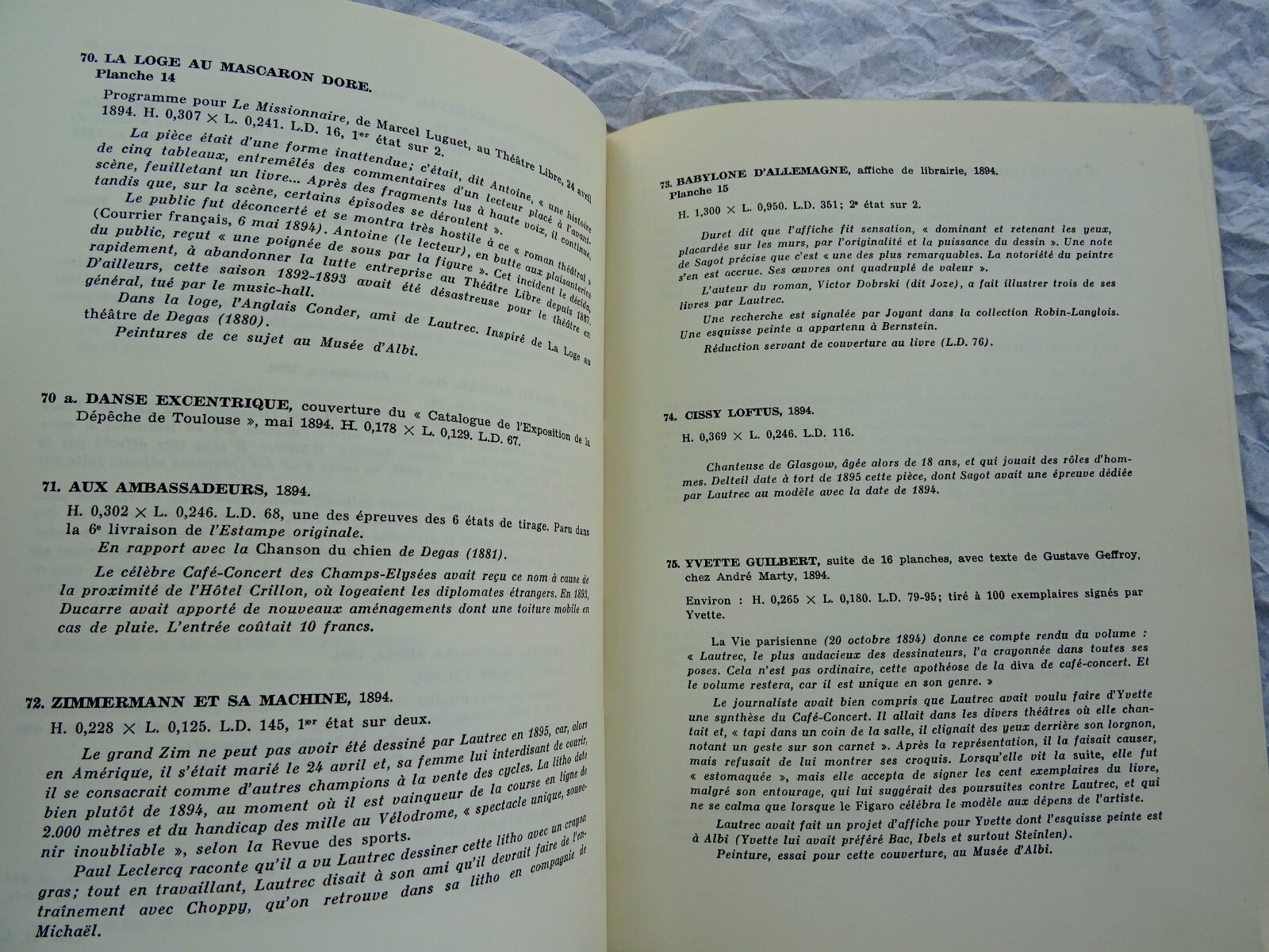 Ausstellungskatalog von Toulouse-Lautrec - Image 5