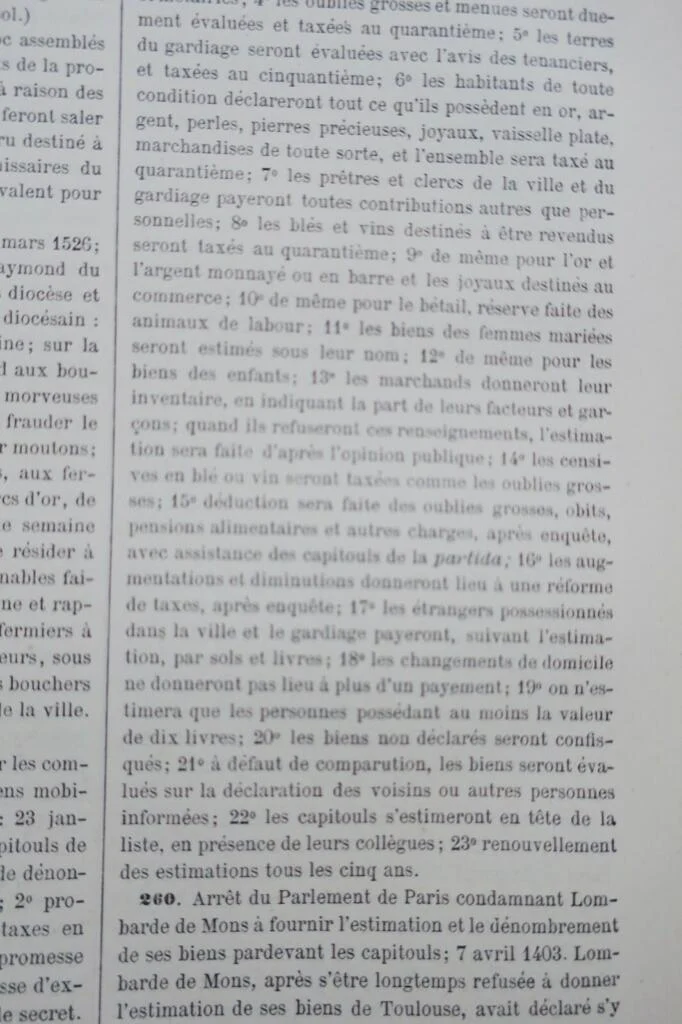 Toulouse Roschach Ville de Toulouse Inventory of Municipal Archives