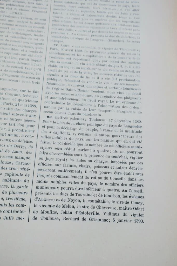 Toulouse Roschach Ville de Toulouse Inventory of Municipal Archives