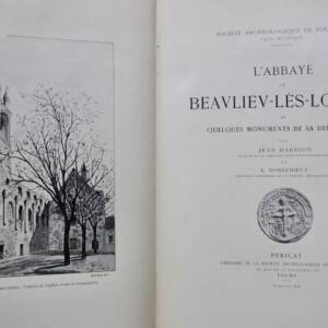Touraine L'abbaye de Beaulieu-lès-Loches 1914