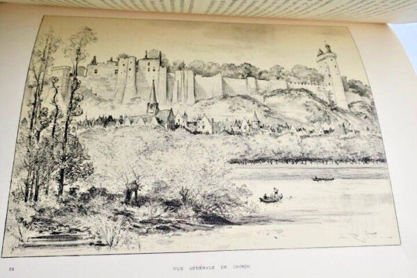 TOURAINE ROBIDA La vieille France : La TOURAINE lithographies